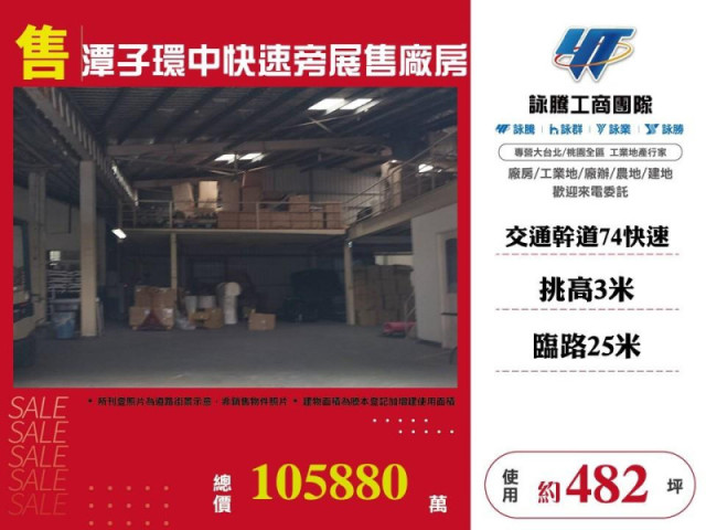 潭子環中快速旁展售廠房